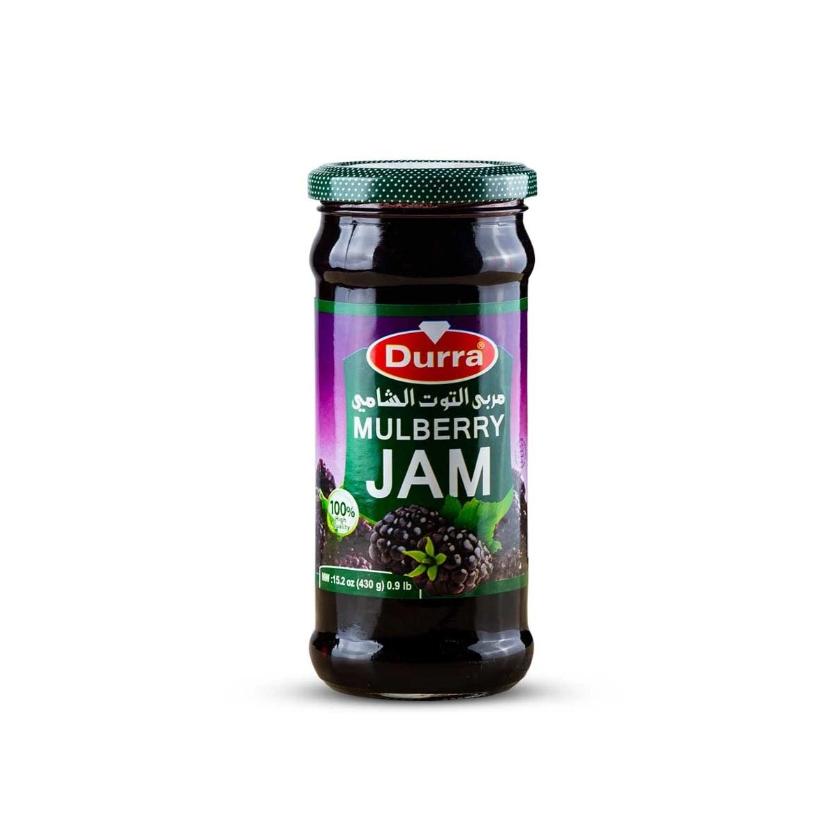 Durra Mulberry Jam 430G | Rich & Fruity Middle Eastern Fruit Jam Durra Mulberry Jam 430G | Rich & Fruity Middle Eastern Fruit Jam